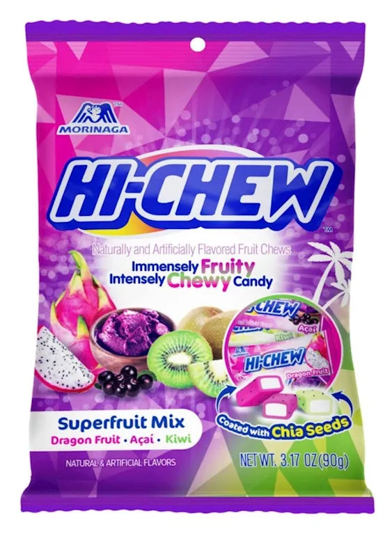 HI-CHEW Superfruit Mix Acai-Kiwi-Dragon