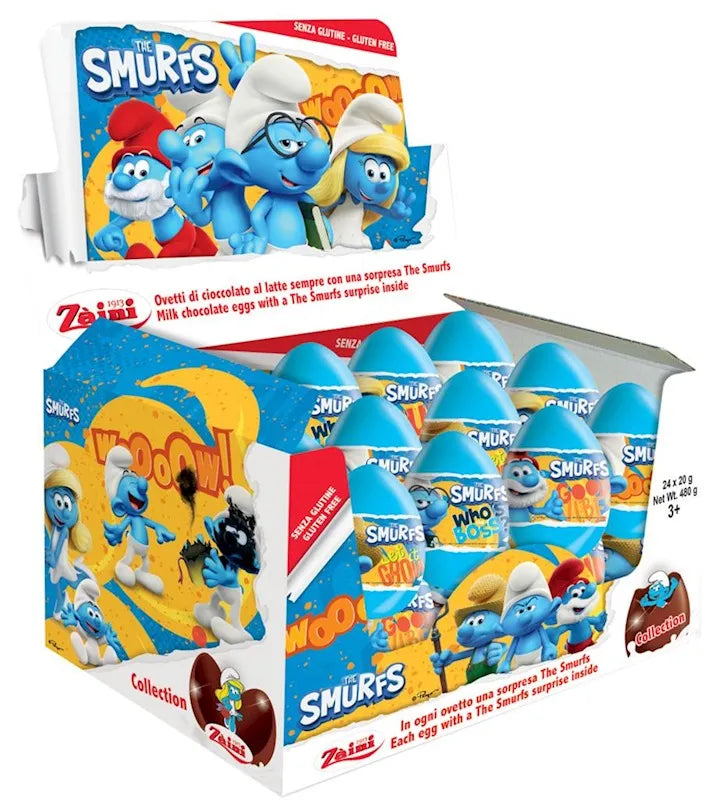 Zaini Eggs Smurfs