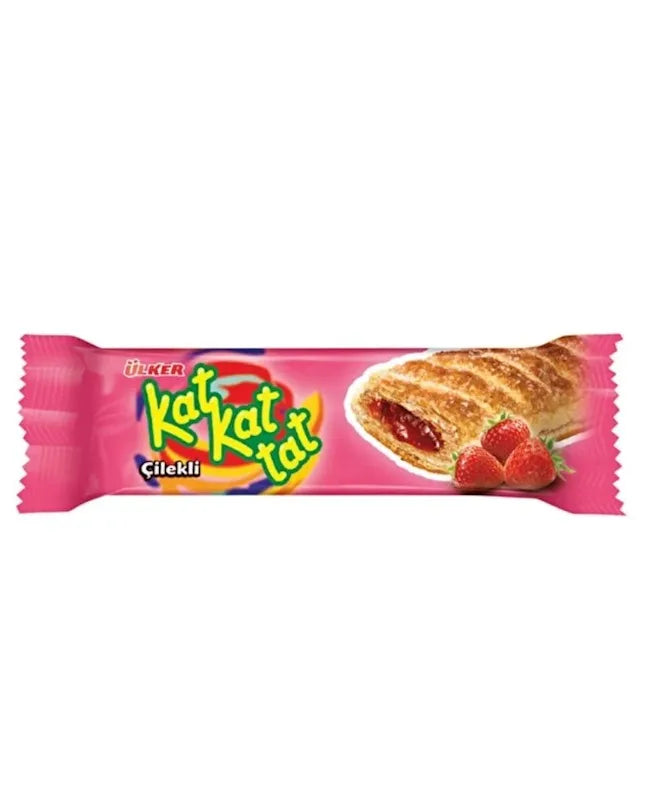 ULKER KatKat Puff Pastry Strawberry