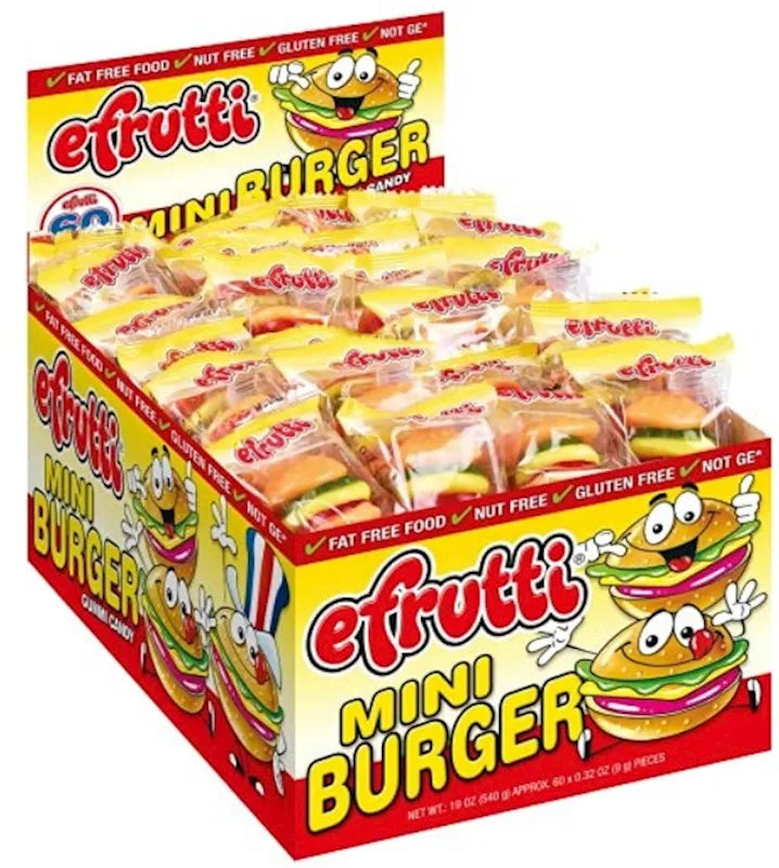 Efrutti Gummi Mini Burger