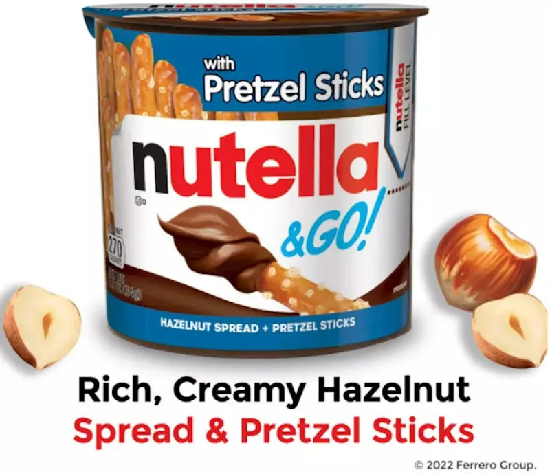 Nutella Go Hazelnut Spread Pretzel Blue