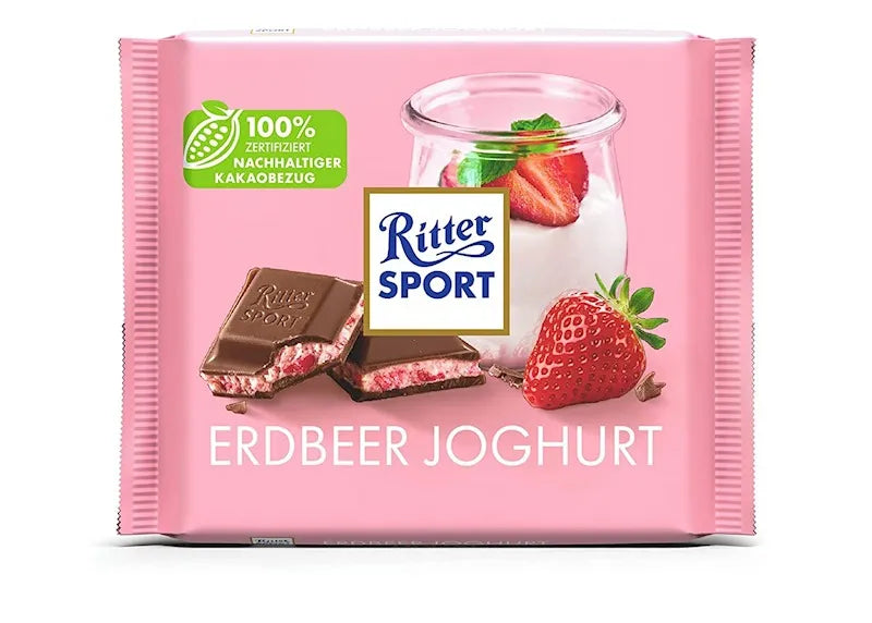 Ritter Sport - Milk Strawberry Yogurt