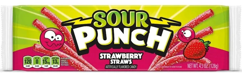 Sour Punch Strawberry Straws