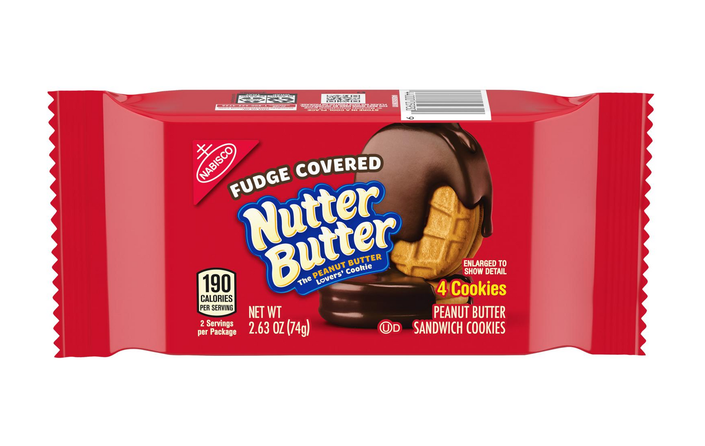 Nutter Butter Fudge Covered Cookies