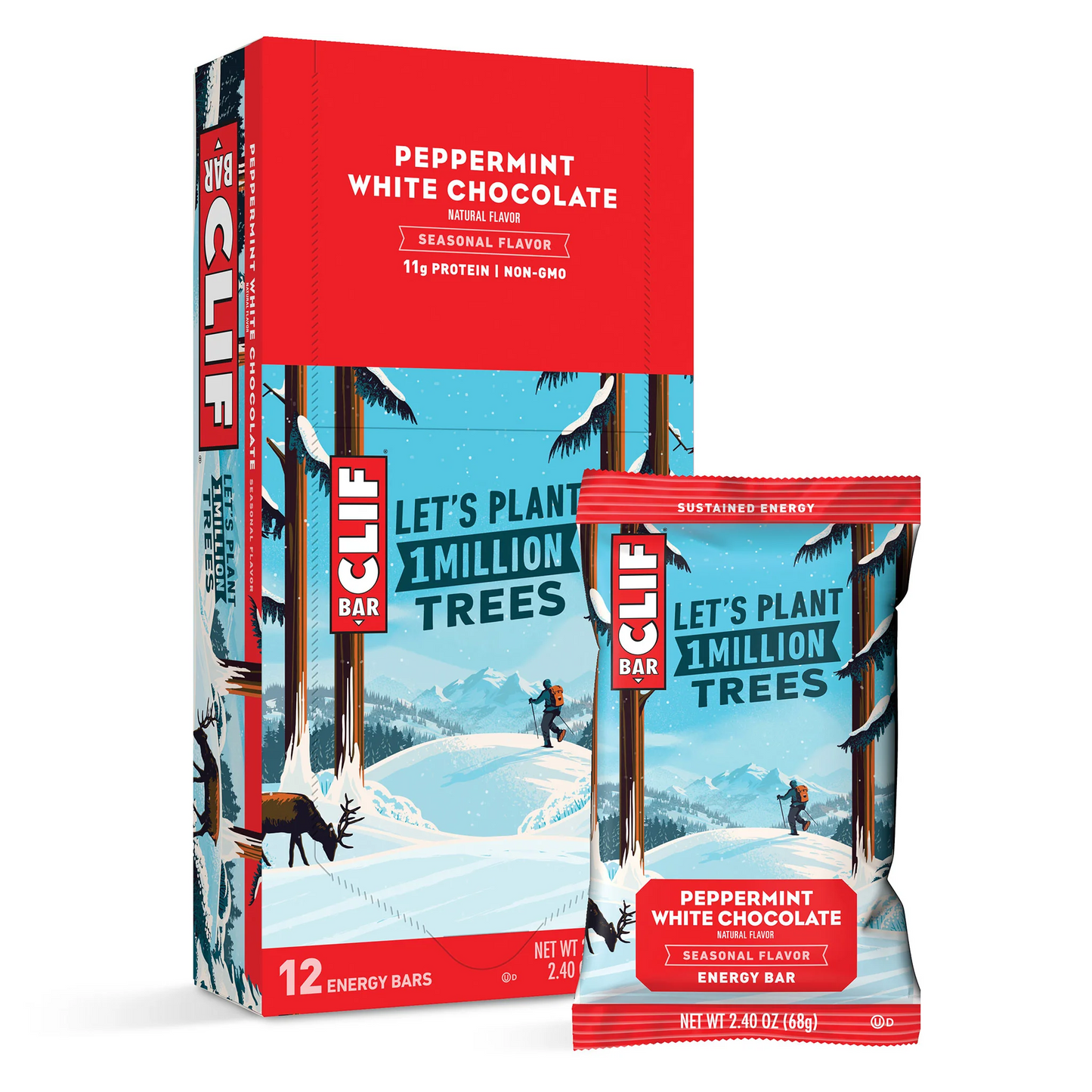CLIF Bar - Peppermint White Chocolate