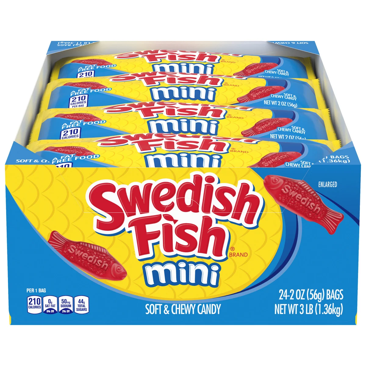 Swedish Fish Mini - Soft & Chewy Candy