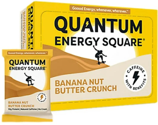 Crujiente de mantequilla de nueces y plátano QUANTUM