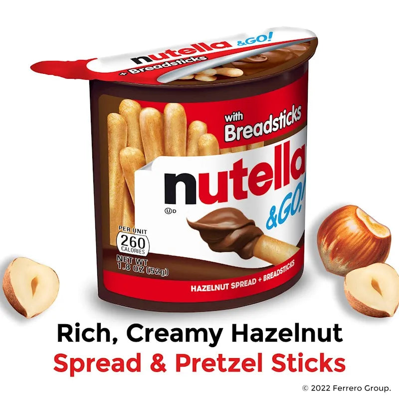 Nutella Go Hazelnut Spread Red