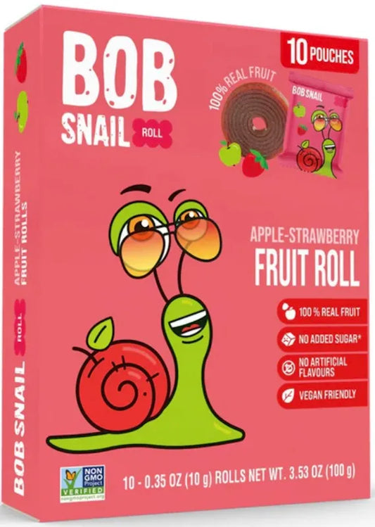 BOB SNAIL Fruit Rolls - APPLE STRAWBERRY