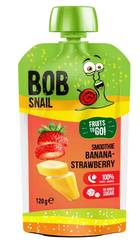 SMOOTHIE BOB CARACOL - Plátano Fresa