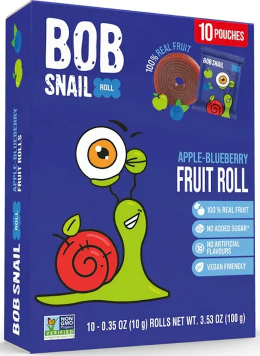 BOB SNAIL Fruit Rolls - APPLE BLUEBERRY