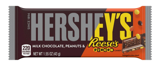 Hershey's Milk Chocolate & Peanuts w/ Reese's Pieces