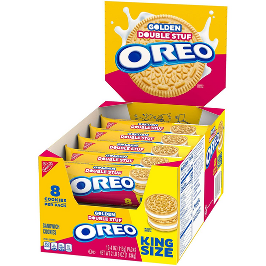 OREO - Golden Double Stuf Sandwich Cookies