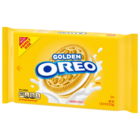 OREO - Golden Sandwich Cookies Family Size